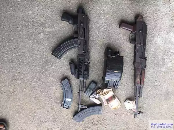 Photos: Two notorious armed robbers gunned down, as Rivers State Police foil armed robbery operation